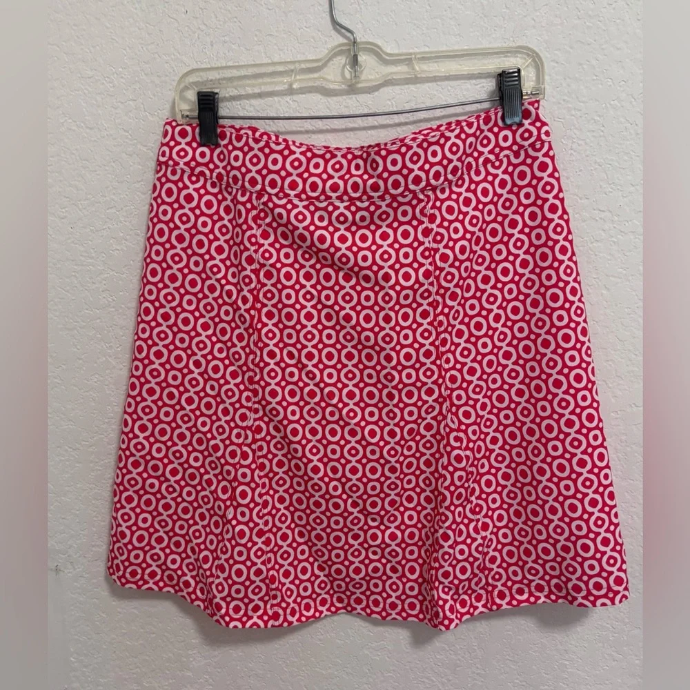 Ripskirt Hawaii dot dot dot red